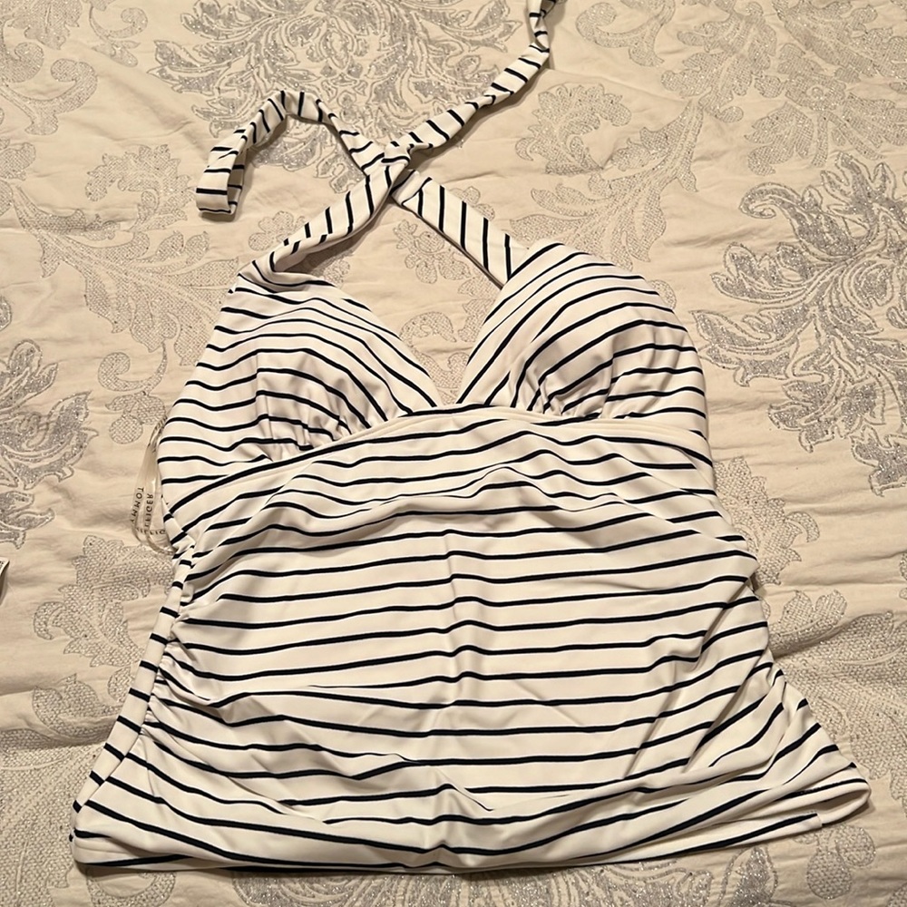 Tommy Hilfiger halter, bathing suit top.